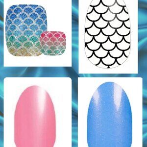Mermaid Bundle: (x4 Sets) Create Mermaid Mixed Manis Variety Nail Polish Strips